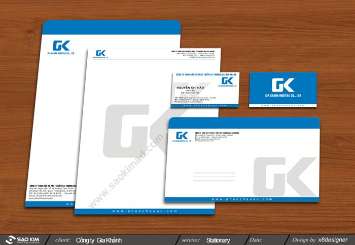 GIA KHÁNH - Thiết kế logo và hệ thống nhận diện cho công ty Gia Khánh