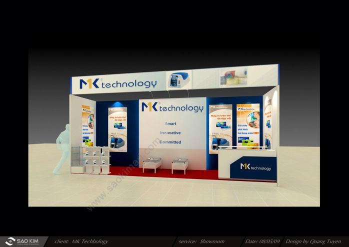 MK TECHNOLOGY - Thiết kế showroom cho MK Technology