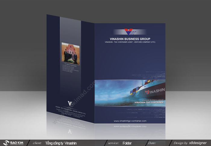 VINASHIN - TGC CONTAINER - Thiết kế catalog cho công ty Vinashin - TGC Container