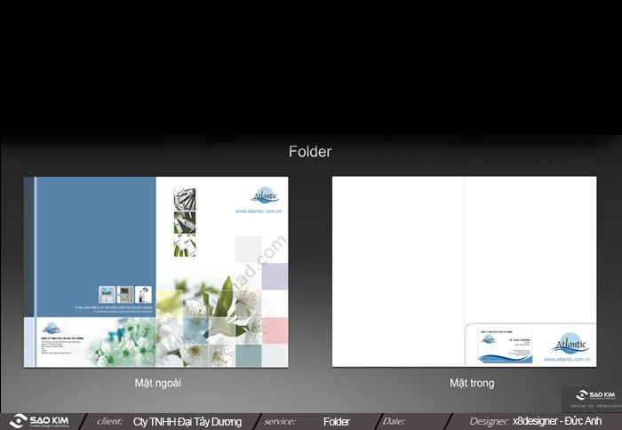 ATLANTIC - Dự ấn thiết kế thương hiệu cho ATLANTIC SPA