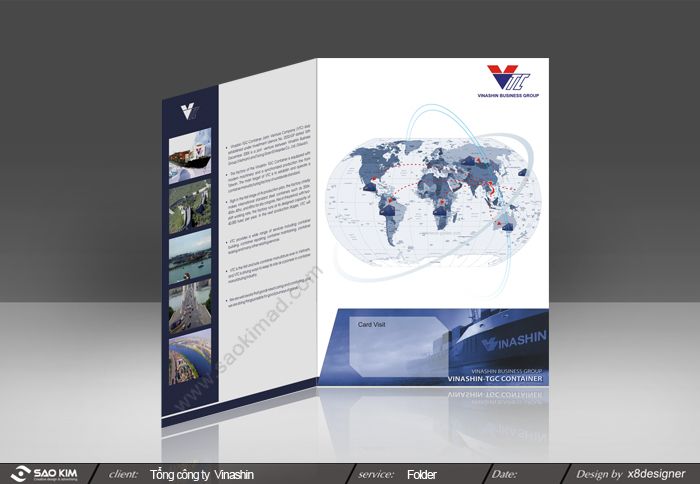 VINASHIN - TGC CONTAINER - Thiết kế catalog cho công ty Vinashin - TGC Container