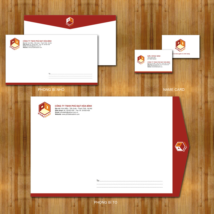 Phú Đạt Hoà Bình - Thiết kế nhận diện thương hiệu cho công ty nội thất