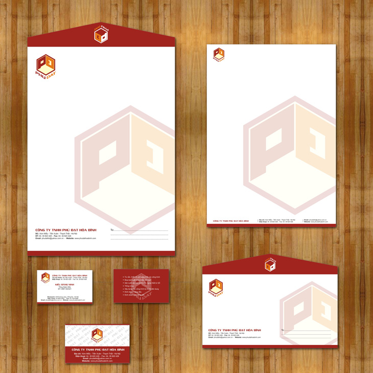 Phú Đạt Hoà Bình - Thiết kế nhận diện thương hiệu cho công ty nội thất