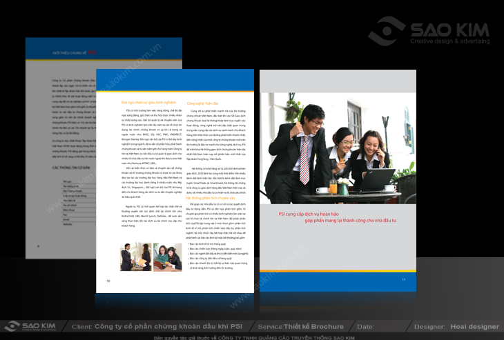 Chứng khoán PSI - Thiết kế hồ sơ năng lực cho Công ty chứng khoán Dầu khí