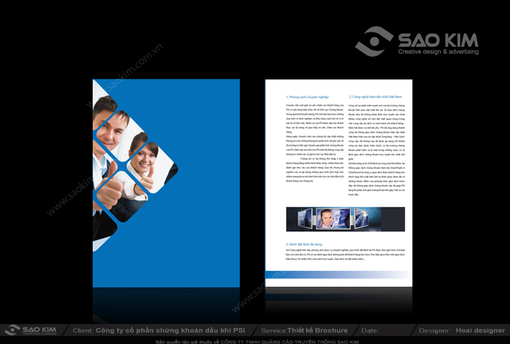 Chứng khoán PSI - Thiết kế hồ sơ năng lực cho Công ty chứng khoán Dầu khí