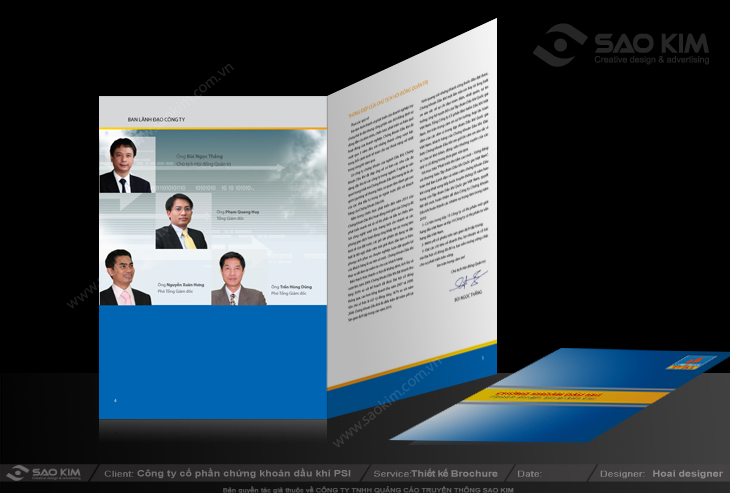 Chứng khoán PSI - Thiết kế hồ sơ năng lực cho Công ty chứng khoán Dầu khí