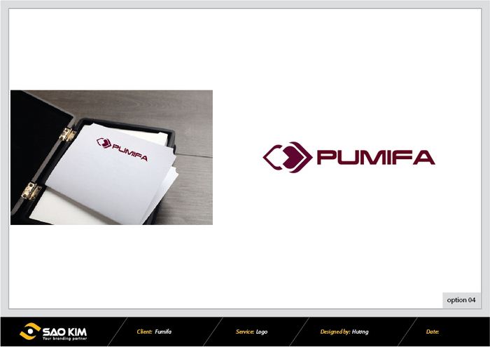 PUMIFA - Đặt tên thương hiệu và thiết kế logo dược phẩm PUMIFA