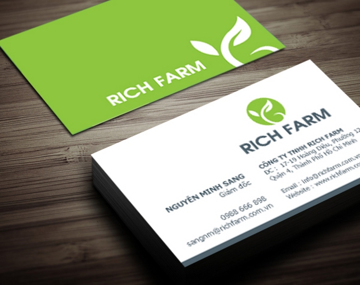 RICH FARM - Thiết kế thương hiệu Công ty phân bón Rich Farm