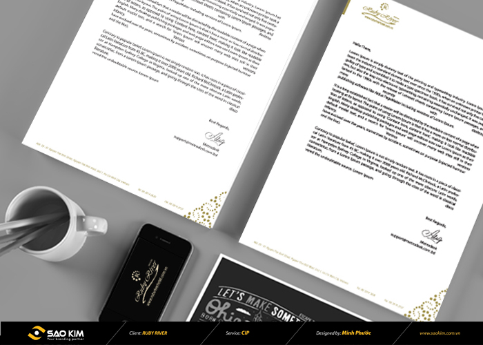 Ruby River Hotel - Thiết kế bộ nhận diện thương hiệu khách sạn Ruby River