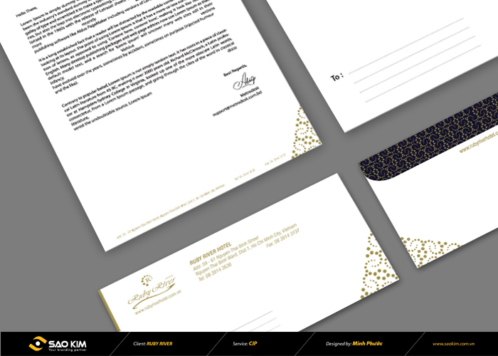 Ruby River Hotel - Thiết kế bộ nhận diện thương hiệu khách sạn Ruby River