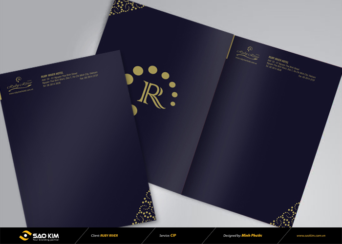 Ruby River Hotel - Thiết kế bộ nhận diện thương hiệu khách sạn Ruby River