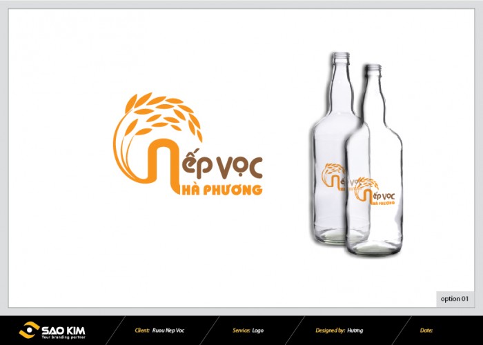 Rượu Nếp Vọc Hà Phương - Thiết kế thương hiệu Rượu Nếp Vọc Hà Phương
