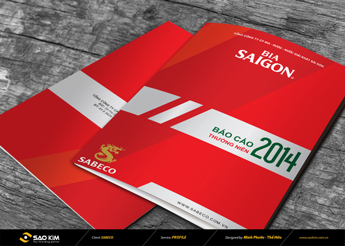 SABECO - Thiết kế báo cáo thường niên SABECO 2014