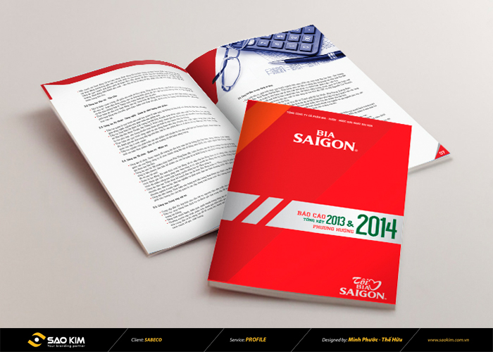 SABECO - Thiết kế báo cáo thường niên SABECO 2014