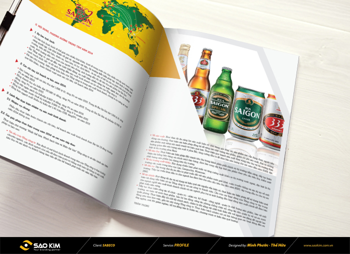 SABECO - Thiết kế báo cáo thường niên SABECO 2014