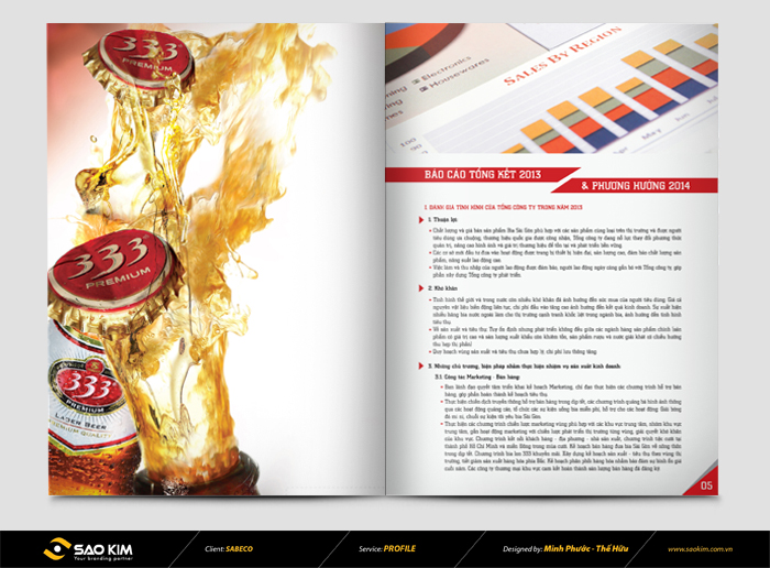 SABECO - Thiết kế báo cáo thường niên SABECO 2014