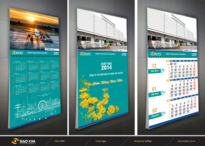 SCSC - Thiết kế lịch tết 204 SCSC
