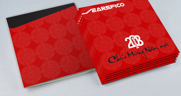 SEAREFICO - Thiết kế bộ thiệp mừng năm mới cho SEAREFICO