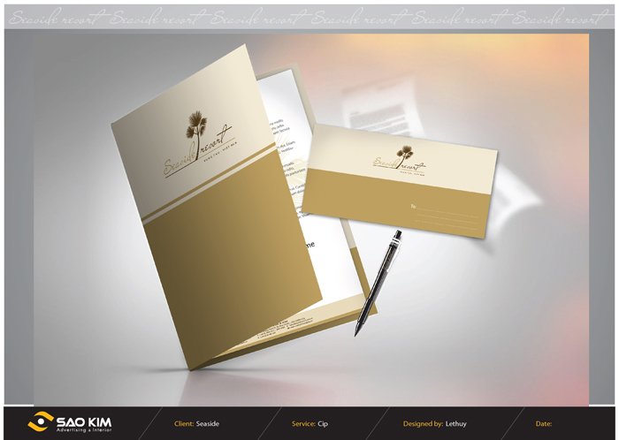 SEASIDE RESORT - Thiết kế nhận diện thương hiệu cho Resort 4* SEASIDE