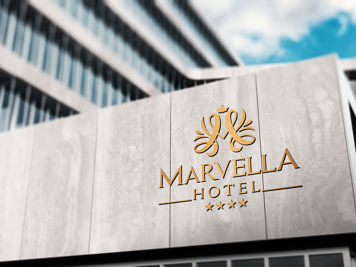 MARVELLA - Thiết kế logo khách sạn 4 sao Marvella