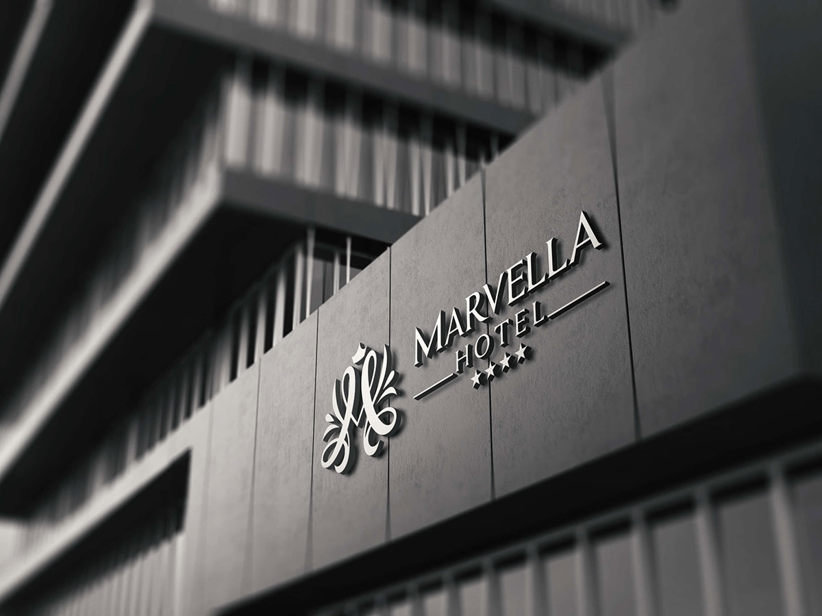 MARVELLA - Thiết kế logo khách sạn 4 sao Marvella