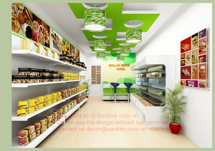 SHOWROOM BAKERY - Thiết kế nhận diện showroom Bakery