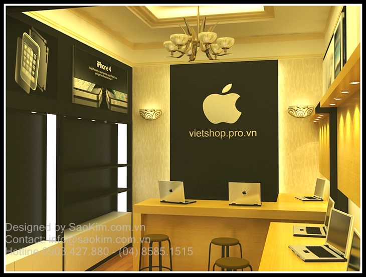 SHOWROOM IPHONE - Thiết kế Showroom Iphone