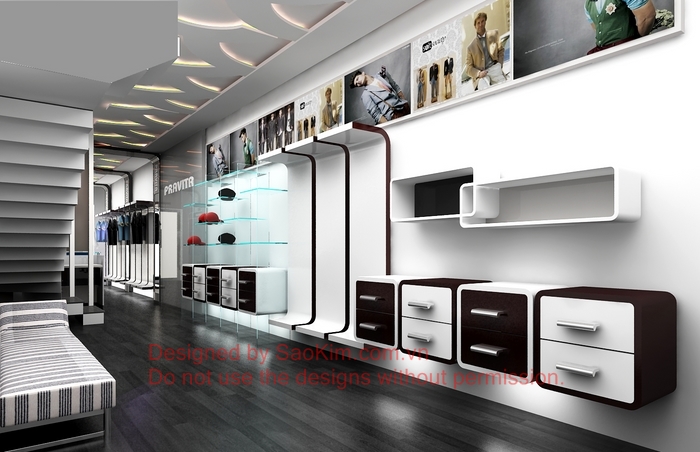 PRAVITA - Thiết kế showroom thời trang Pravita