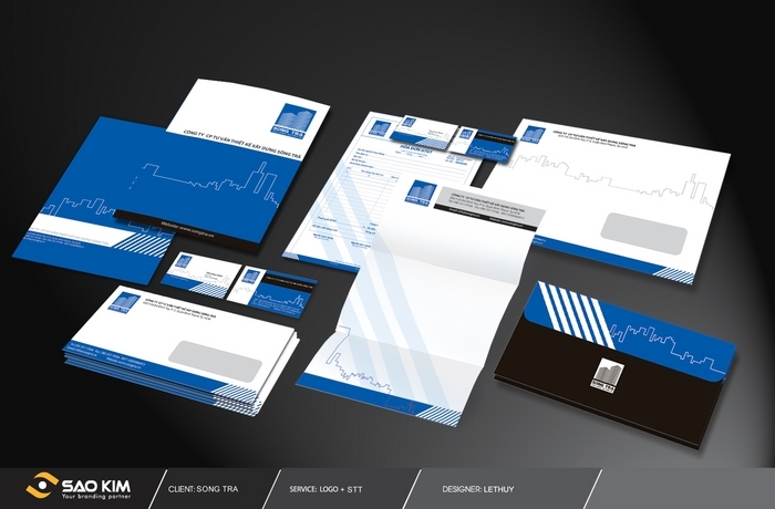 SÔNG TRÀ - Thiết kế hệ thống nhận diện thương hiệu cho Công ty Sông Trà