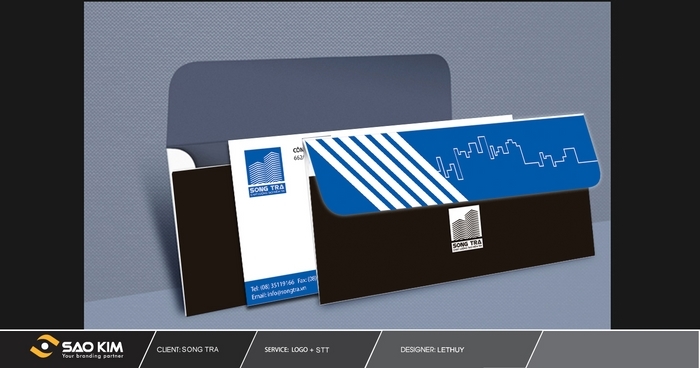 SÔNG TRÀ - Thiết kế hệ thống nhận diện thương hiệu cho Công ty Sông Trà