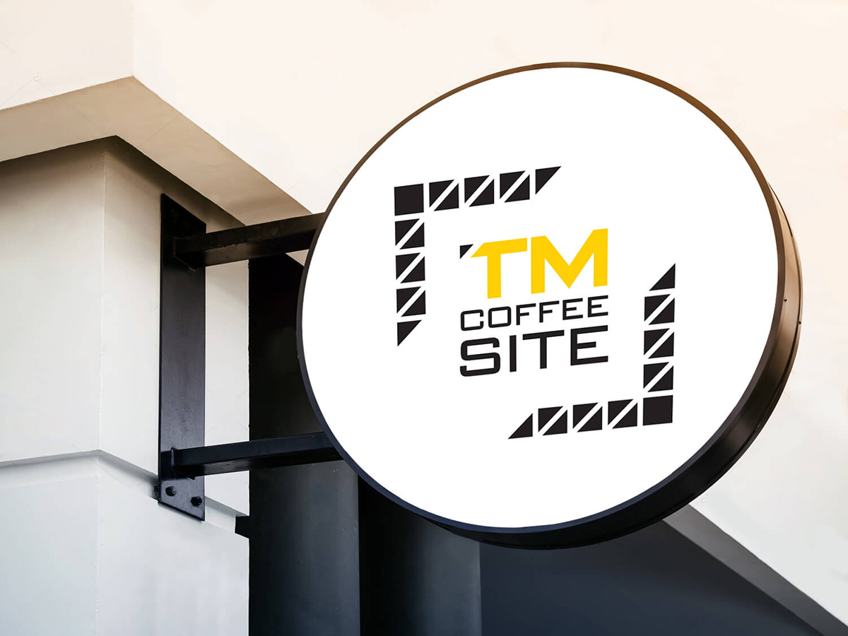 TM COFFEE SITE - Thiết kế logo và bộ nhận diện chuỗi cafe TM Coffee Site