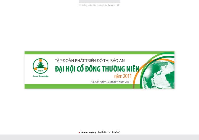 TẬP ĐOÀN BẢO AN - Thiết kế nhận diện thương hiệu tập đoàn Bảo An