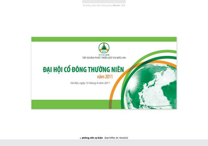 TẬP ĐOÀN BẢO AN - Thiết kế nhận diện thương hiệu tập đoàn Bảo An