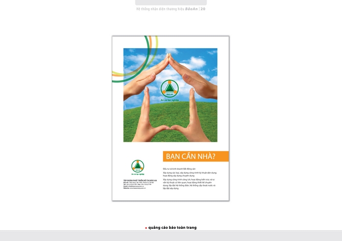 TẬP ĐOÀN BẢO AN - Thiết kế nhận diện thương hiệu tập đoàn Bảo An