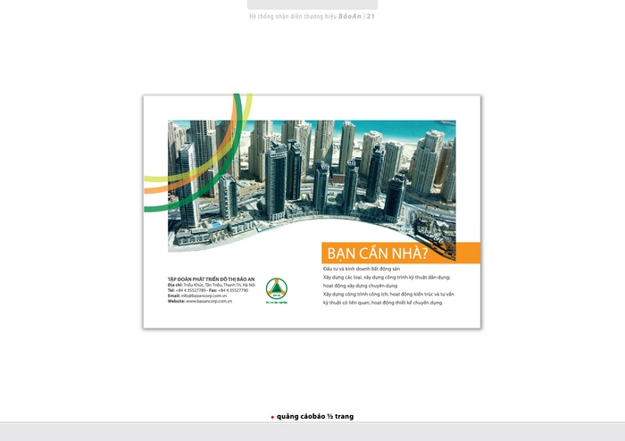 TẬP ĐOÀN BẢO AN - Thiết kế nhận diện thương hiệu tập đoàn Bảo An
