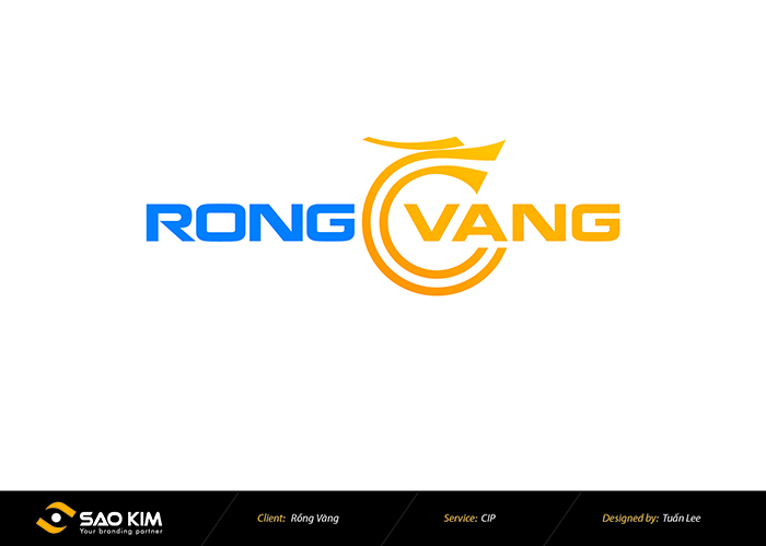 Taxi Rồng Vàng - Thiết kế logo nhận diện thương hiệu Taxi Rồng Vàng