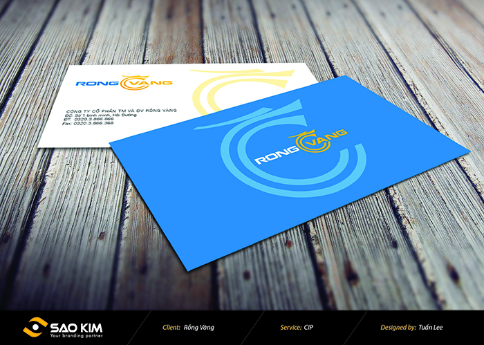 Taxi Rồng Vàng - Thiết kế logo nhận diện thương hiệu Taxi Rồng Vàng