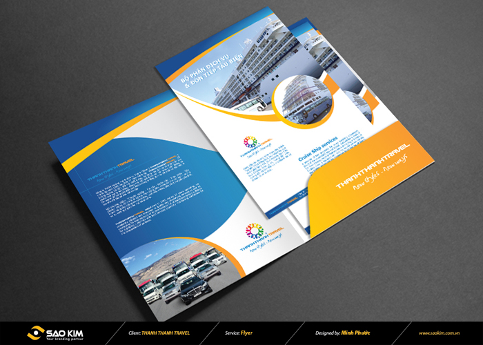 Thành Thành - Thiết kế brochure công ty dịch vụ du lịch Thành Thành