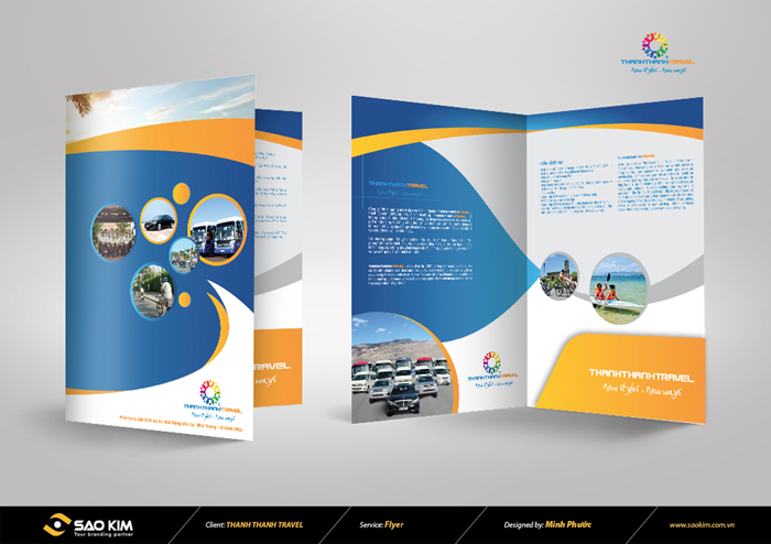 Thành Thành - Thiết kế brochure công ty dịch vụ du lịch Thành Thành