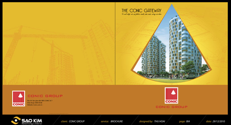 THE CONIC GATEWAY - Thiết kế brochure dự án THE CONIC GATEWAY