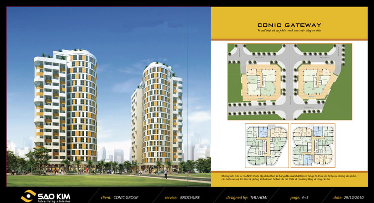 THE CONIC GATEWAY - Thiết kế brochure dự án THE CONIC GATEWAY