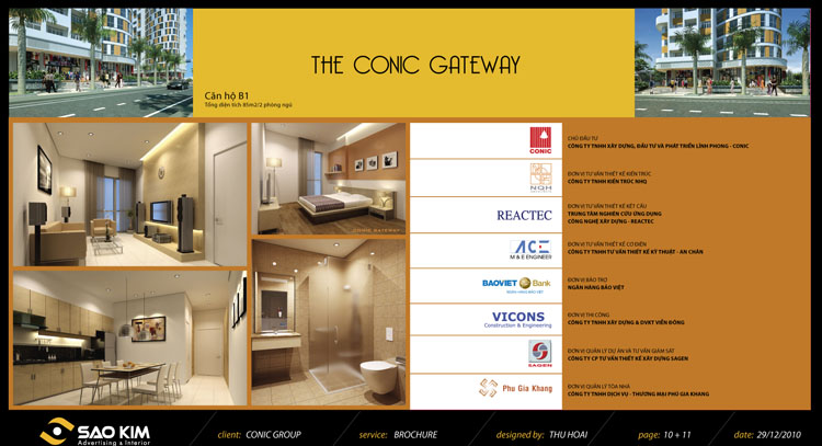 THE CONIC GATEWAY - Thiết kế brochure dự án THE CONIC GATEWAY