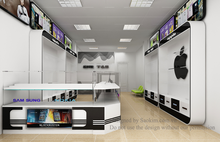 THIẾT KẾ SHOWROOM T&H -