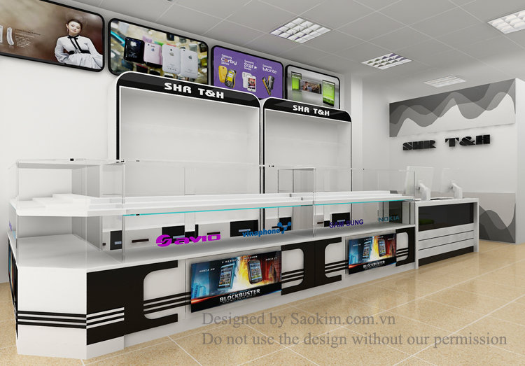 THIẾT KẾ SHOWROOM T&H -