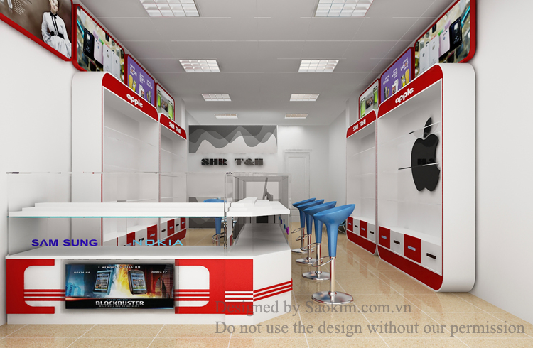 THIẾT KẾ SHOWROOM T&H -