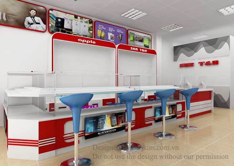 THIẾT KẾ SHOWROOM T&H -