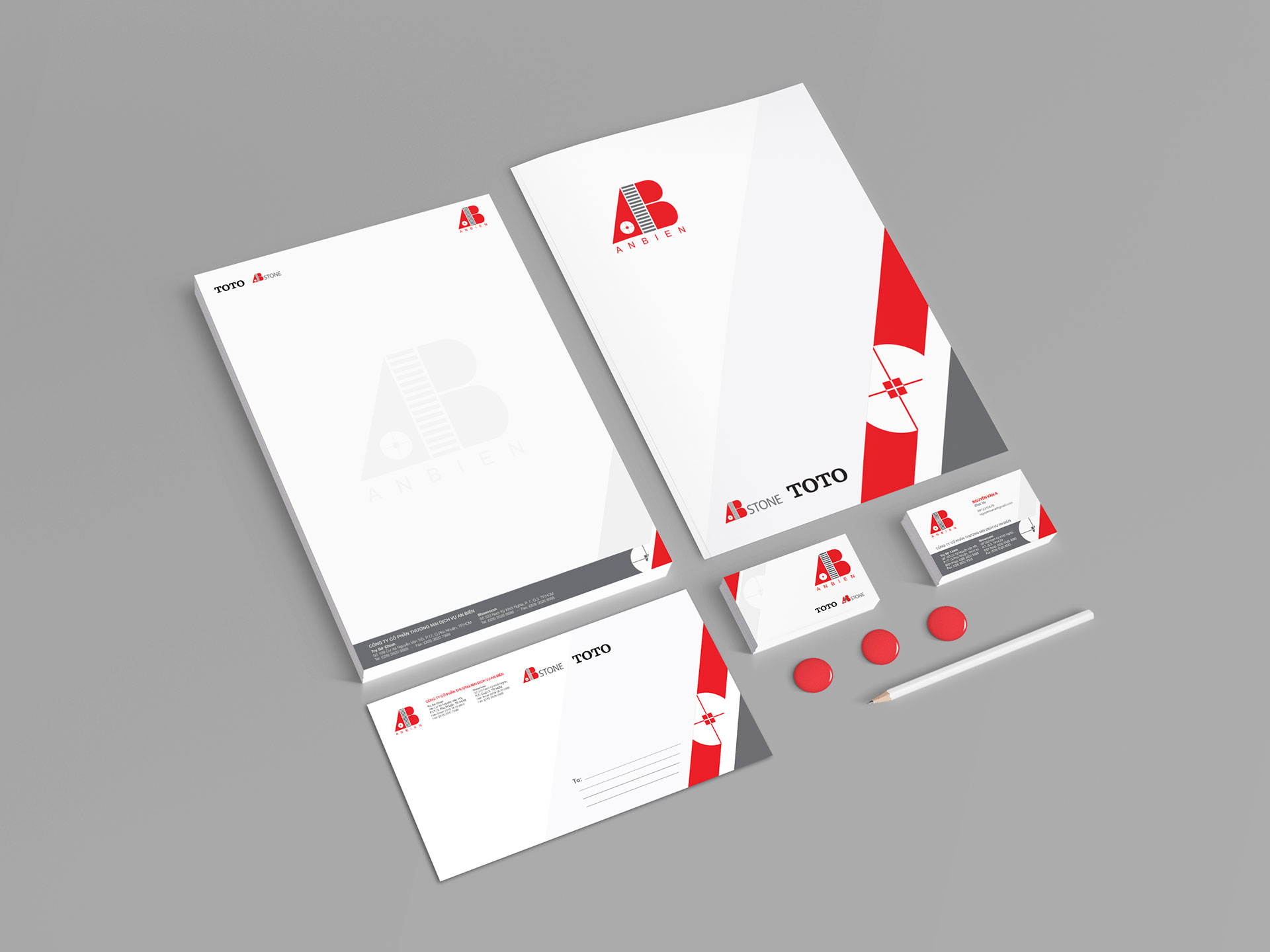 AN BIÊN - Thiết kế bộ nhận diện thương hiệu cho Công ty Cổ phần TMDV An Biên