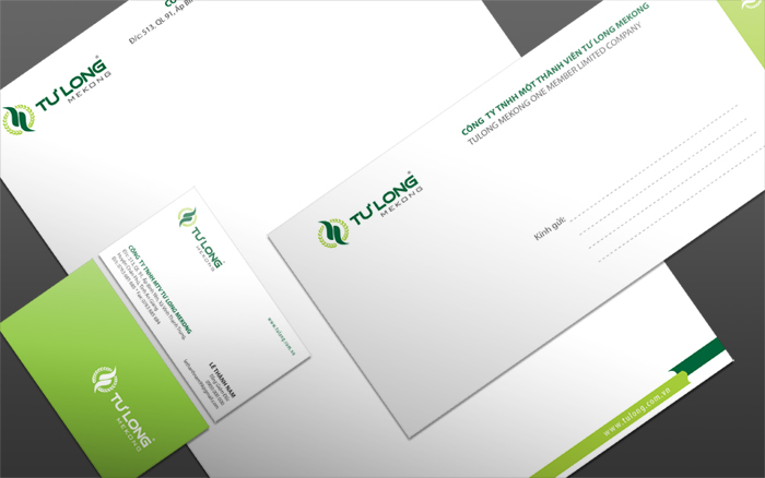 TƯ LONG MEKONG - Thiết kế logo và nhận diện thương hiệu Tư Long Mekong
