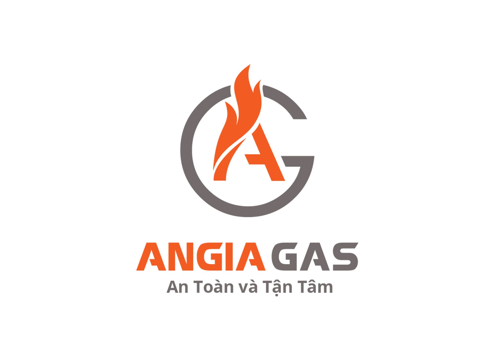 ANGIA GAS - Sáng tác tên, slogan và thiết kế logo công ty dầu khí Vân Phương Vy