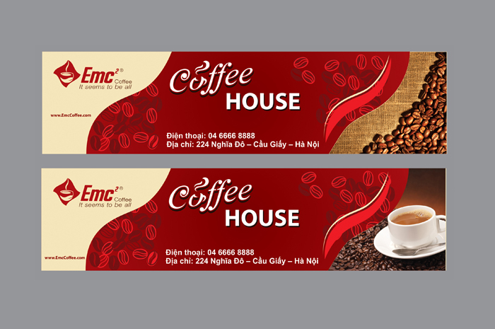 EMC2 COFFEE - Thiết kế nhận diện thương hiệu EMC2 COFFEE